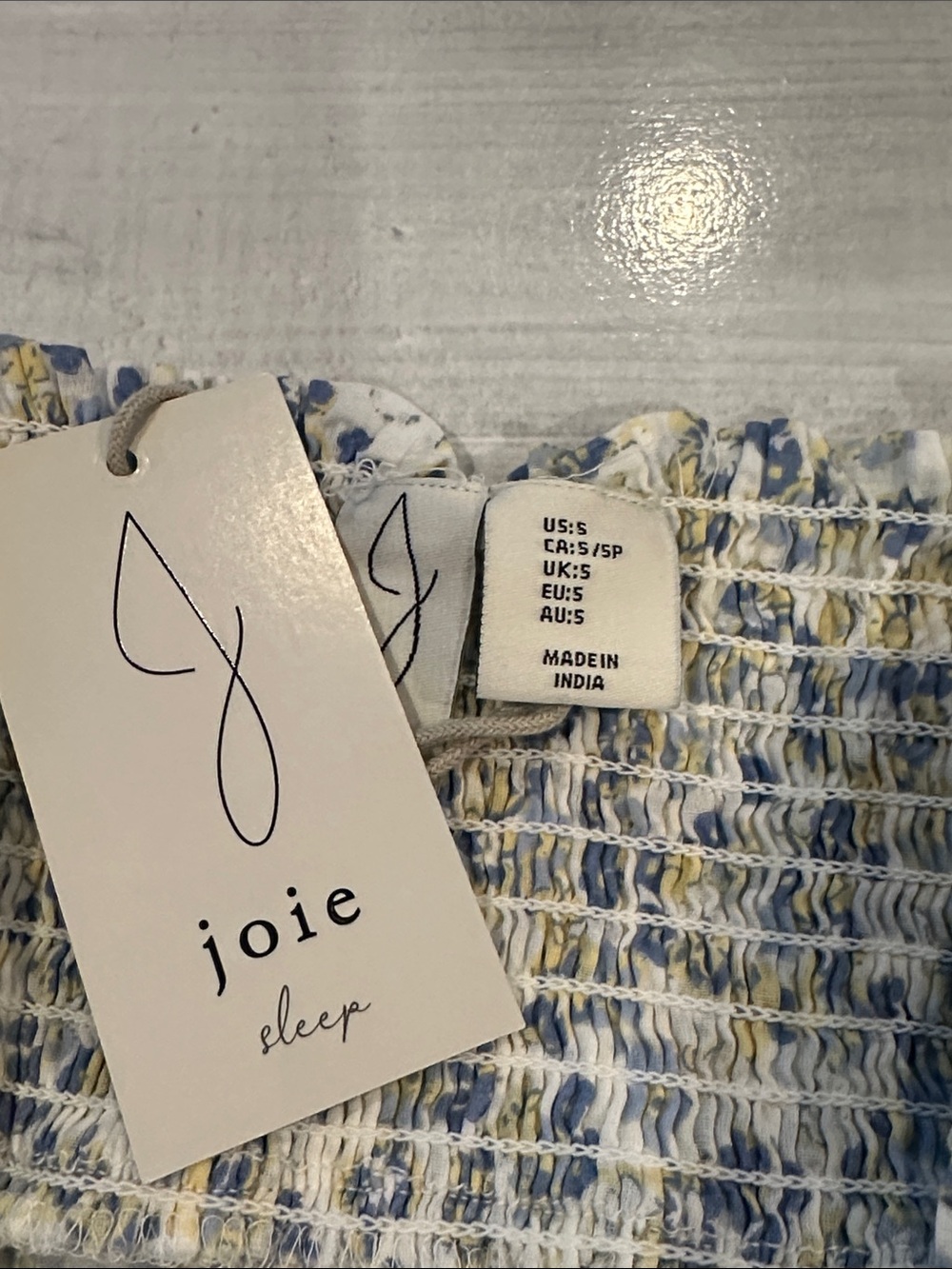Joie Sleep Sz Small Spaghetti-Strap Floral PJ Dress • NWT! - Picture 7 of 11